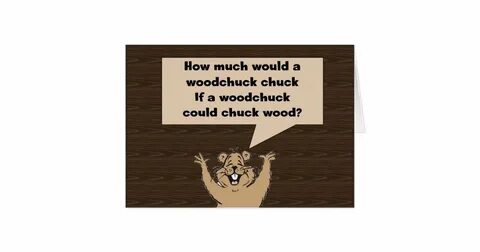 How much wood would a woodchuck