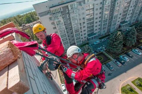 Работа промышленным альпинистом