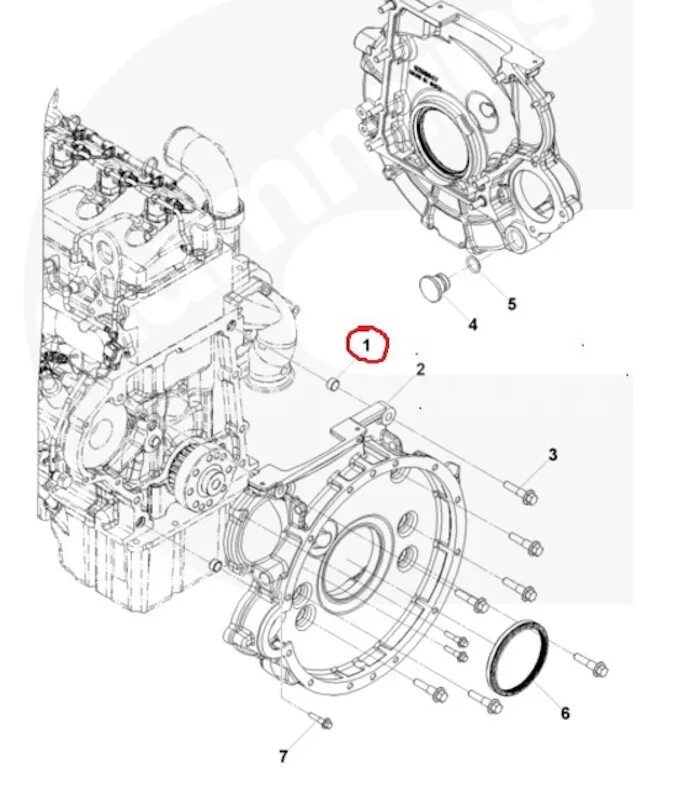 Isb 6.7 e5. Втулка картера маховика cummins 3.8. Болт крепления картера маховика КАМАЗ Камминз 4isbe. Задняя плита КАМАЗ Камминз 6isbe. Задняя крышка cummins ISF 3.8 схема.