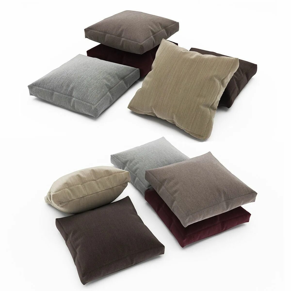 Подушка в 3д макс. Pillow for 3d max. подушка модель 1166. pillow 3d.
