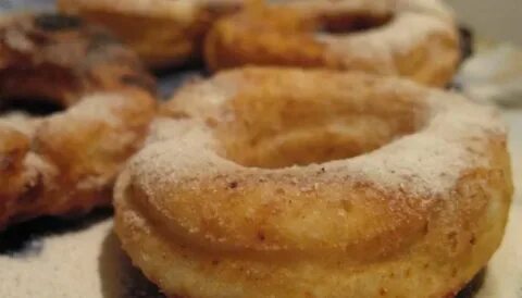 Колечки с творогом в духовке