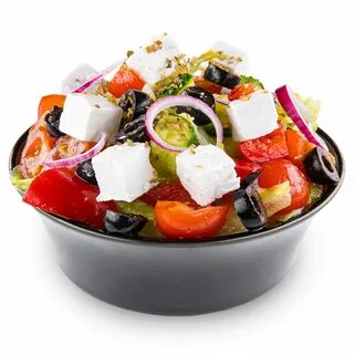 Греческий салат с сыром фета