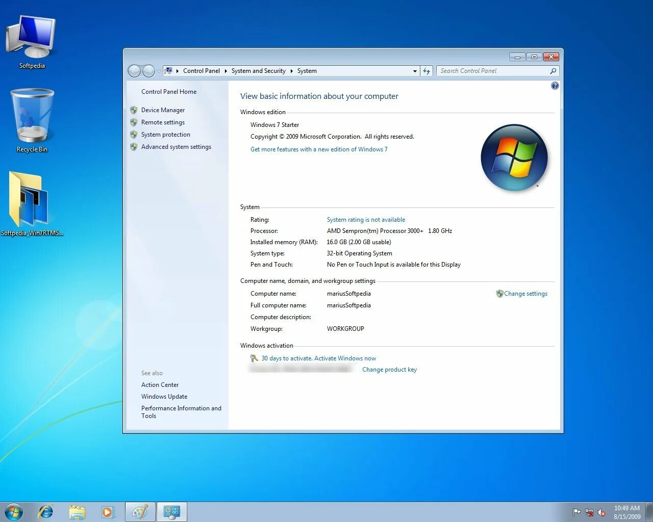 Виндовс 7 стартер. Винда 7 начальная. Windows 7 Starter. Windows 7 Starter x32. 7 версию работы