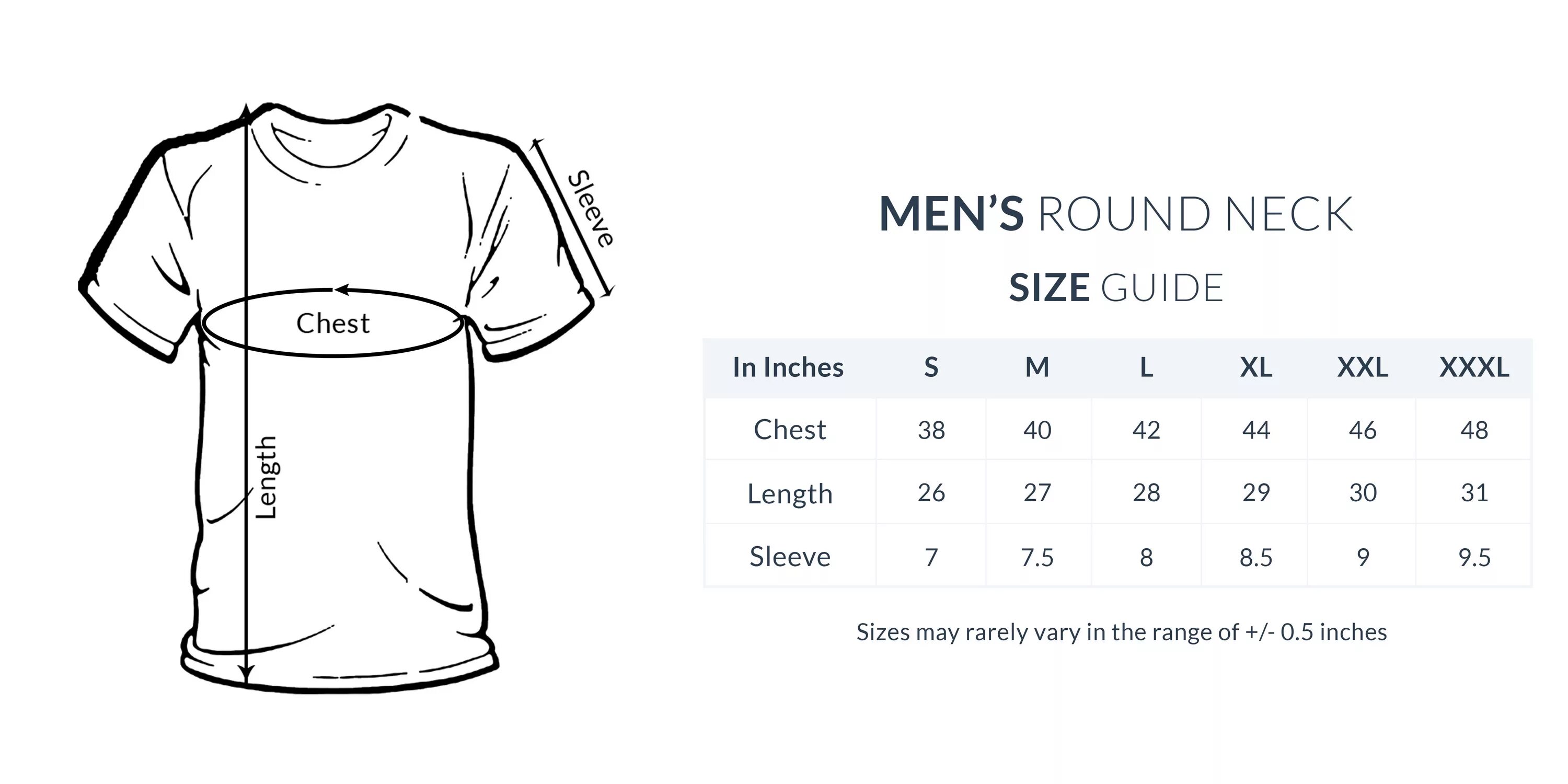 First size. Men&#039;s round neck t-shirt size chart. size guide man. neck chest sleeve. мужская футболка 3d схемы xxxl.