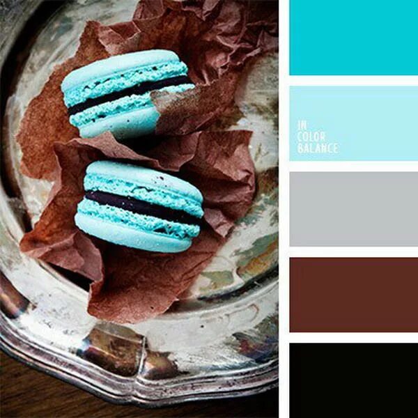 Сочетание синего цвета с шоколадным Color Palette #3159 (Color Palette Ideas) Brown color palette, Color palette, Co