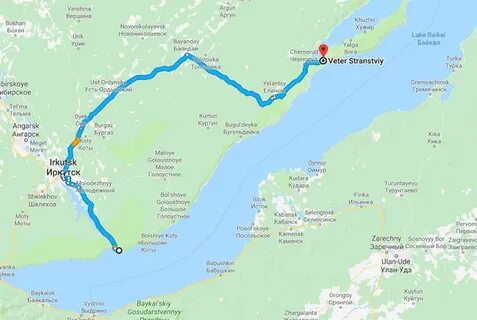Карта байкала улан удэ