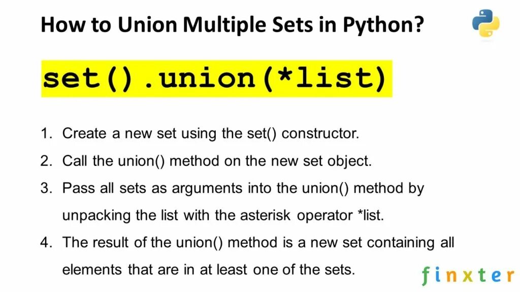 Set union. Union Python. Set в питоне. Что такое сет в питоне.