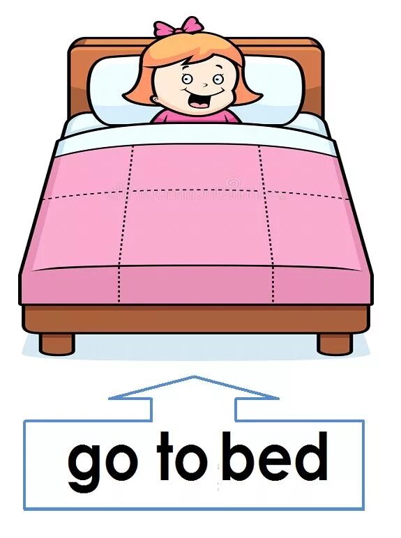 Tom go to bed. Go to Bed для детей. Go to Bed Flashcard. Кровать рисунок для детей. Go to Bed картинка для детей.