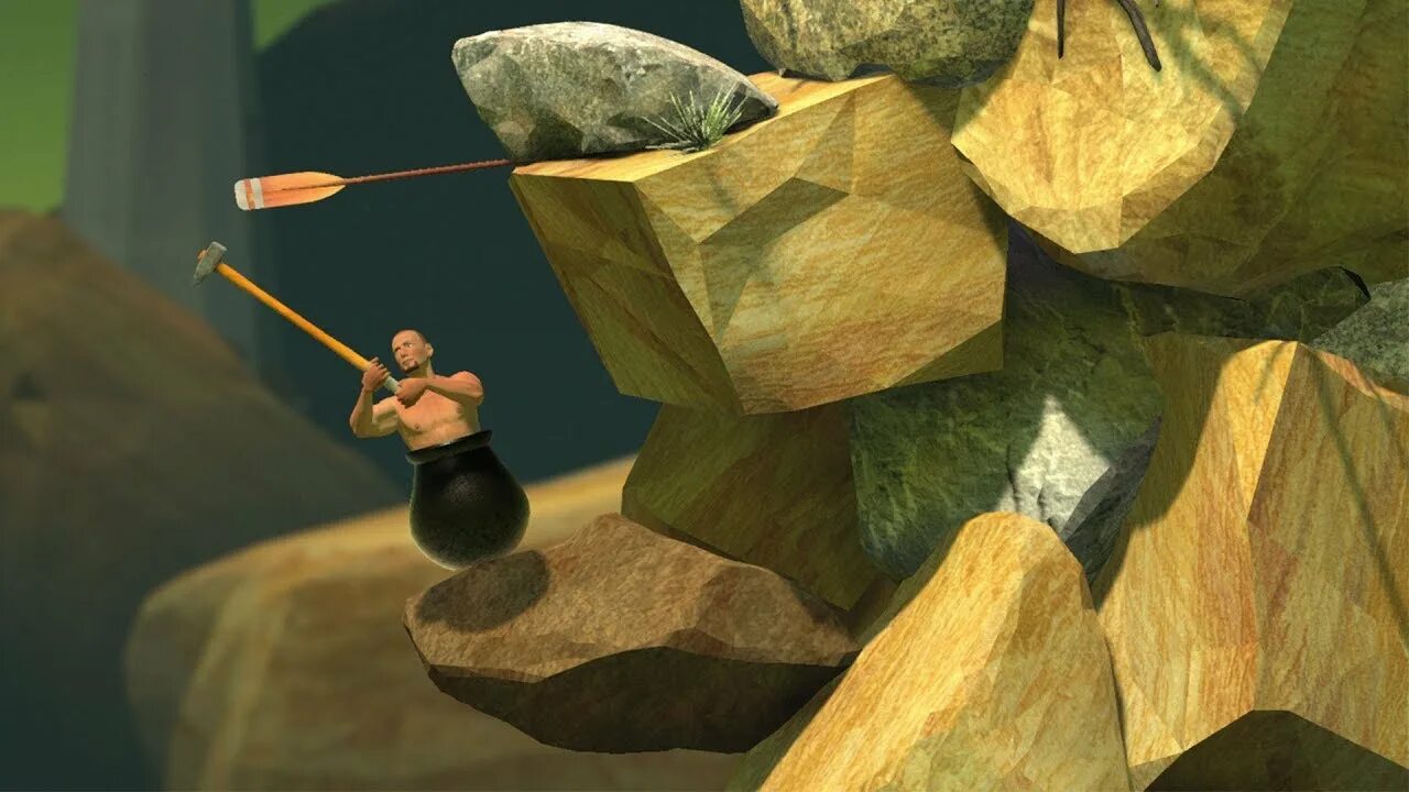 Getting over it with Bennett Foddy. Игра getting over it with Bennett Foddy. Геттинг овер 2. Getting over it логотип.