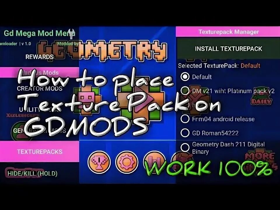 Gd mod menu. Gd mod menu