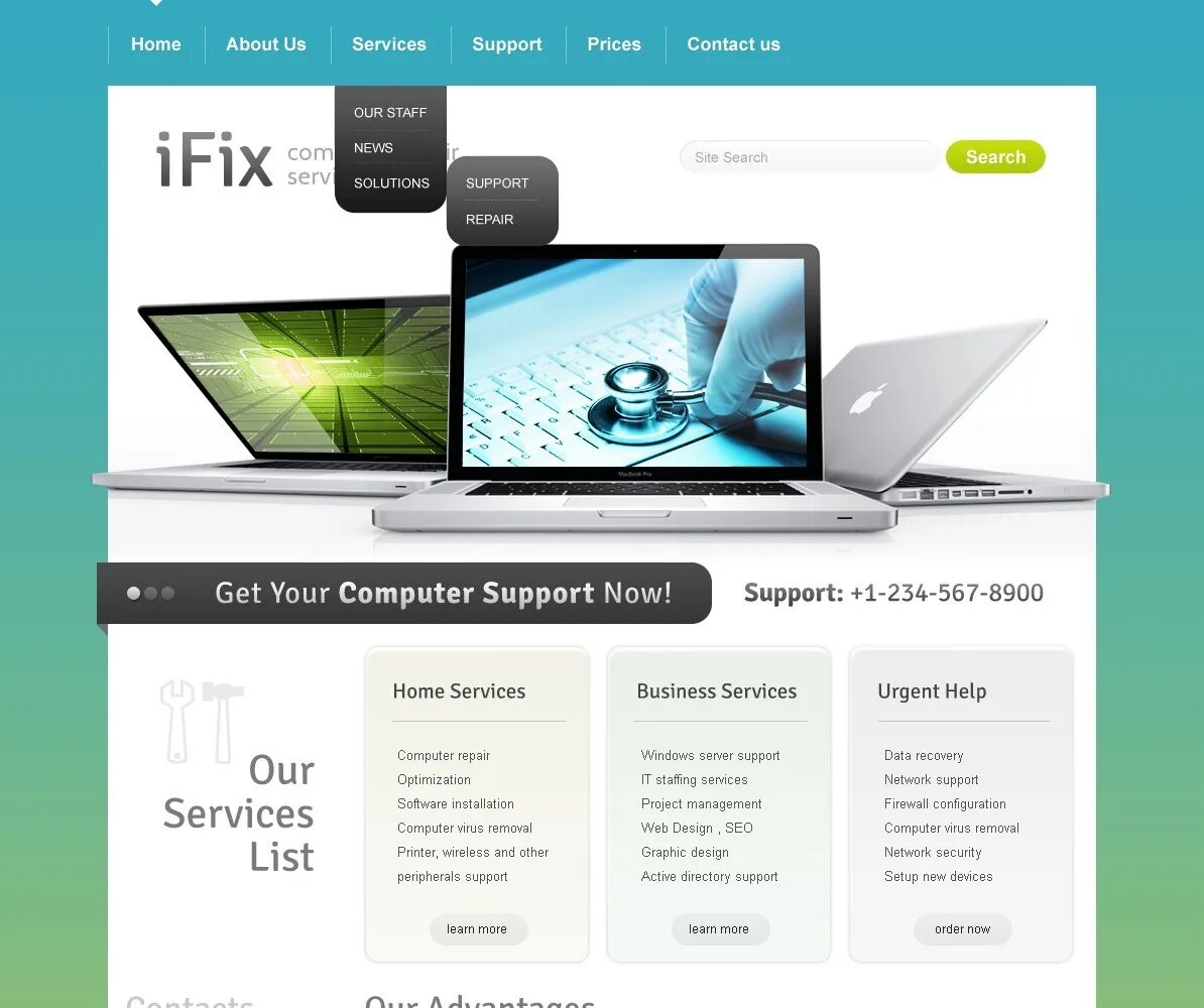 Web fix