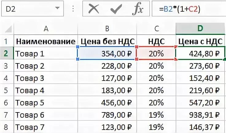 Как в экселе перевести в проценты. Формула в экселе прибавить процент. Прибавить 20 процентов в экселе. Как экселе прибавить процент к числу формула. Формула в экселе прибавить процент к числу.