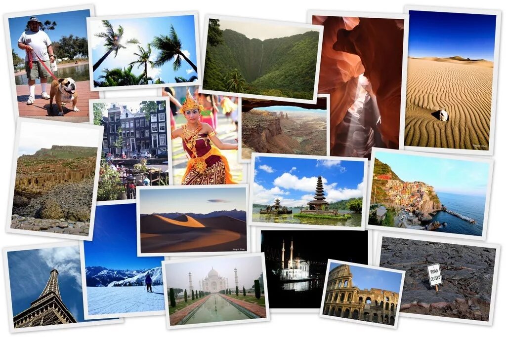 Много новых путешествий. Путешествия коллаж. Туристический коллаж. Коллаж туризм. Путешествия по миру коллаж.
