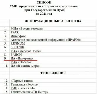 Список массовых