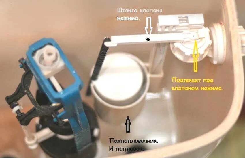 Течёт вода из бачка в унитаз. Ремонт бачка унитаза. Подтекает вода в унитаз с бочка.