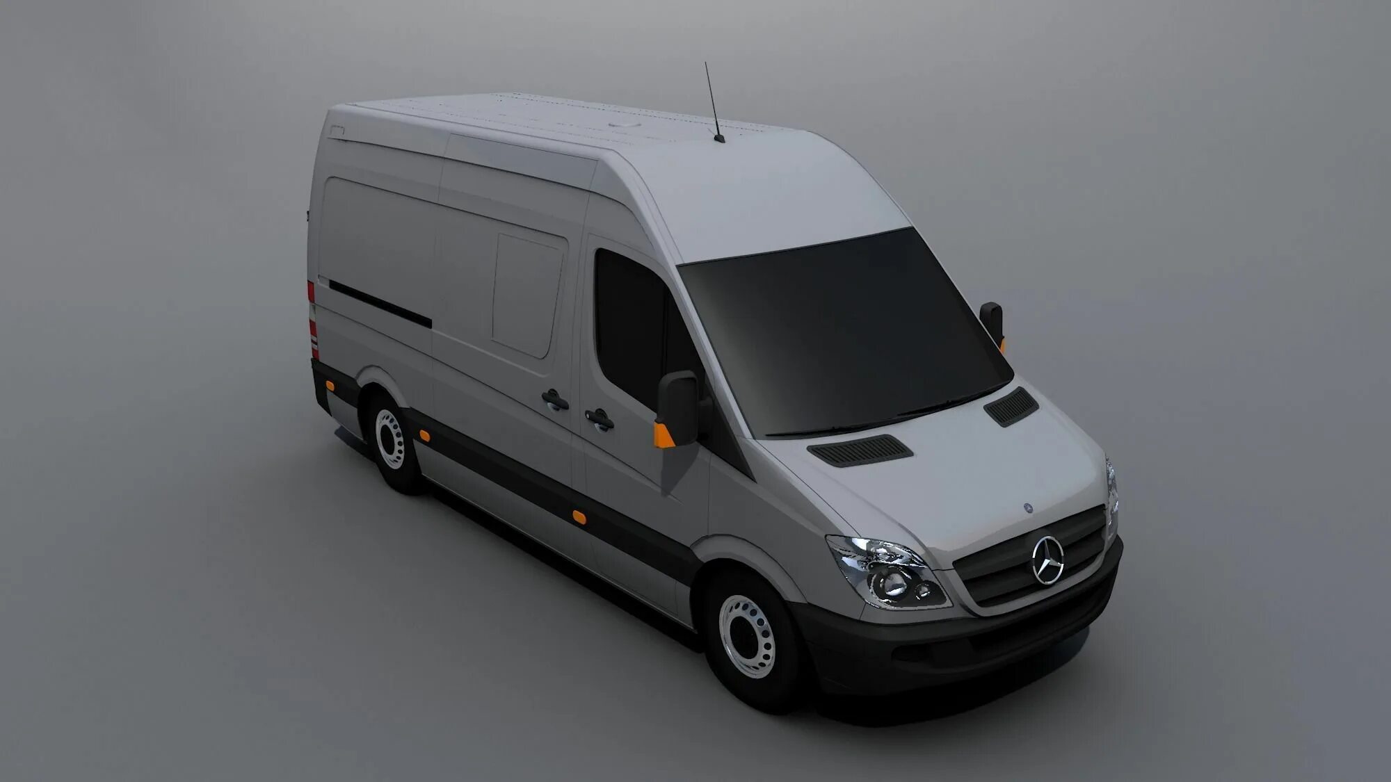 Mercedes Benz Sprinter 3d model. Sprinter 3. MB Sprinter 3d model. 3d модель Mercedes Sprinter.