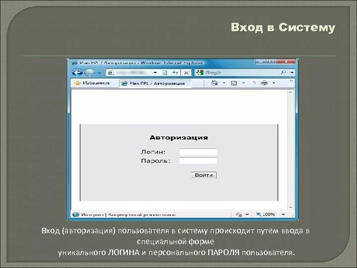 Вход в систему. Войдите в систему. Программа входа в систему. Вход пользователя в систему.