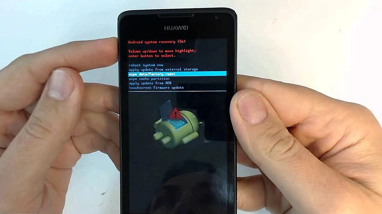 Прошивка Android Huawei. Телефон не включается. Перезагрузить смартфон. Экран прошивки андроид.