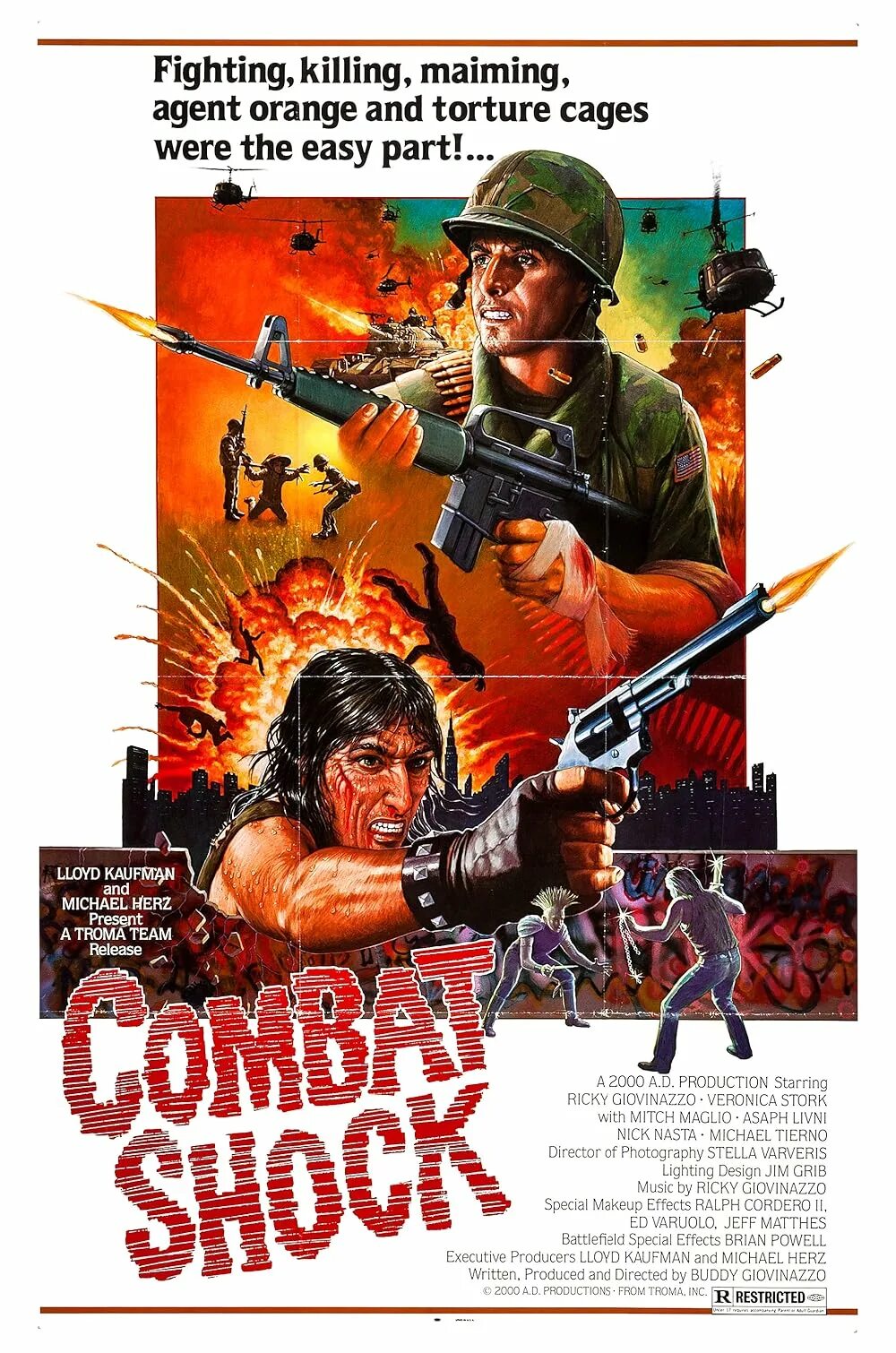 ШОК плакат. Combat shock