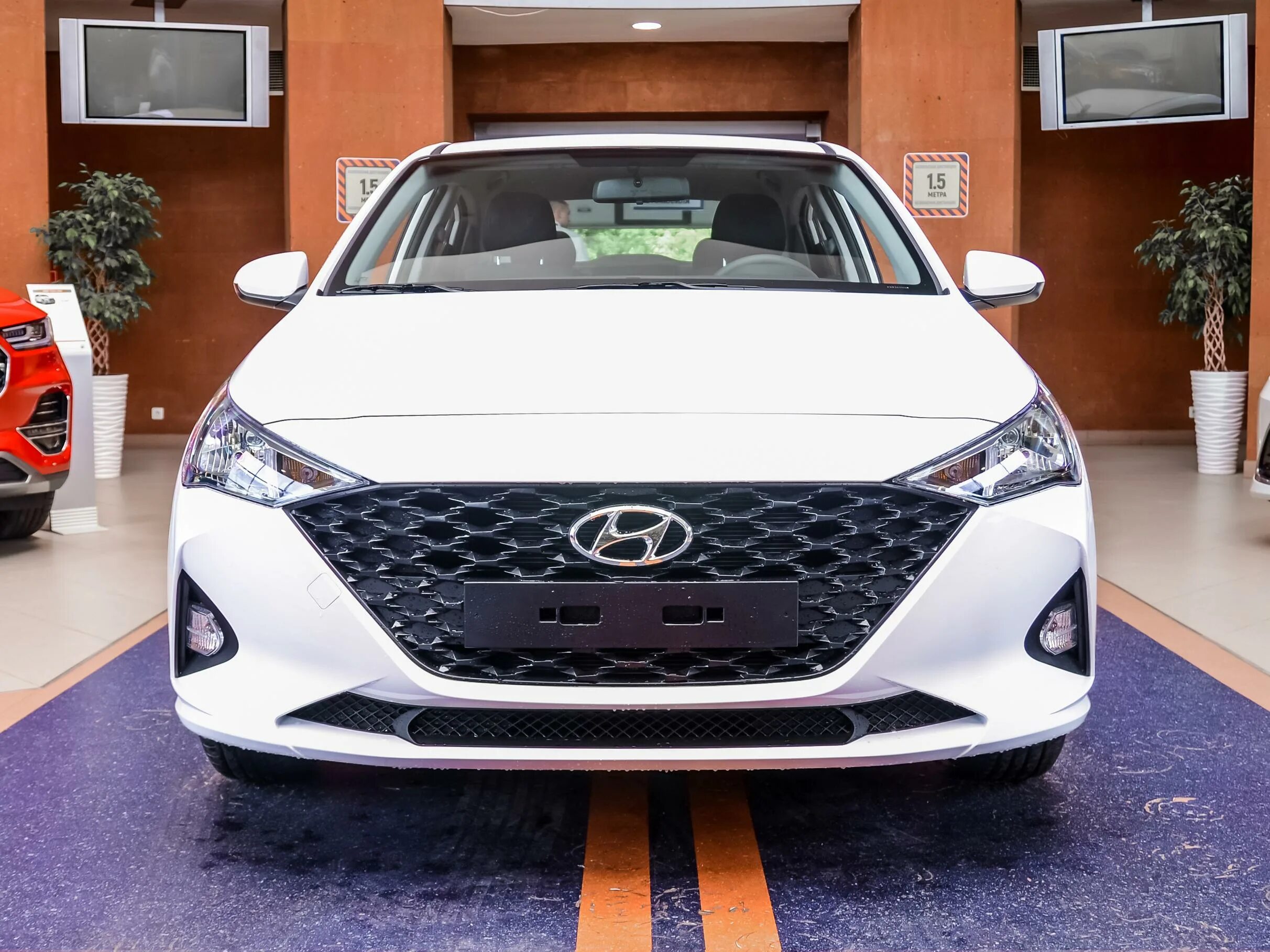 Бампер передний в цвет кузова Hyundai Solaris 2 Хендай Солярис (2020-) рестайлин