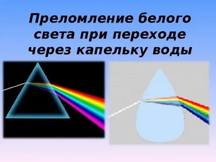 Меньше преломляется свет