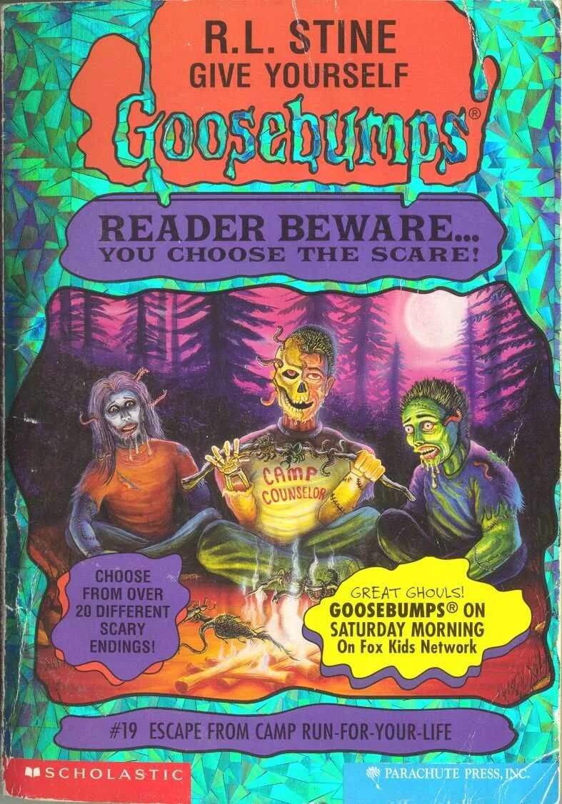 Goosebumps books. Goosebumps. Scary read