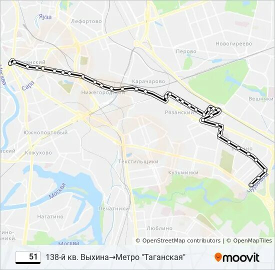 Расписание 51 автобуса химки. 51 Маршрутка. 51 Автобус маршрут. 51 Автобус маршрут Москва. Маршрут 51 на карте.