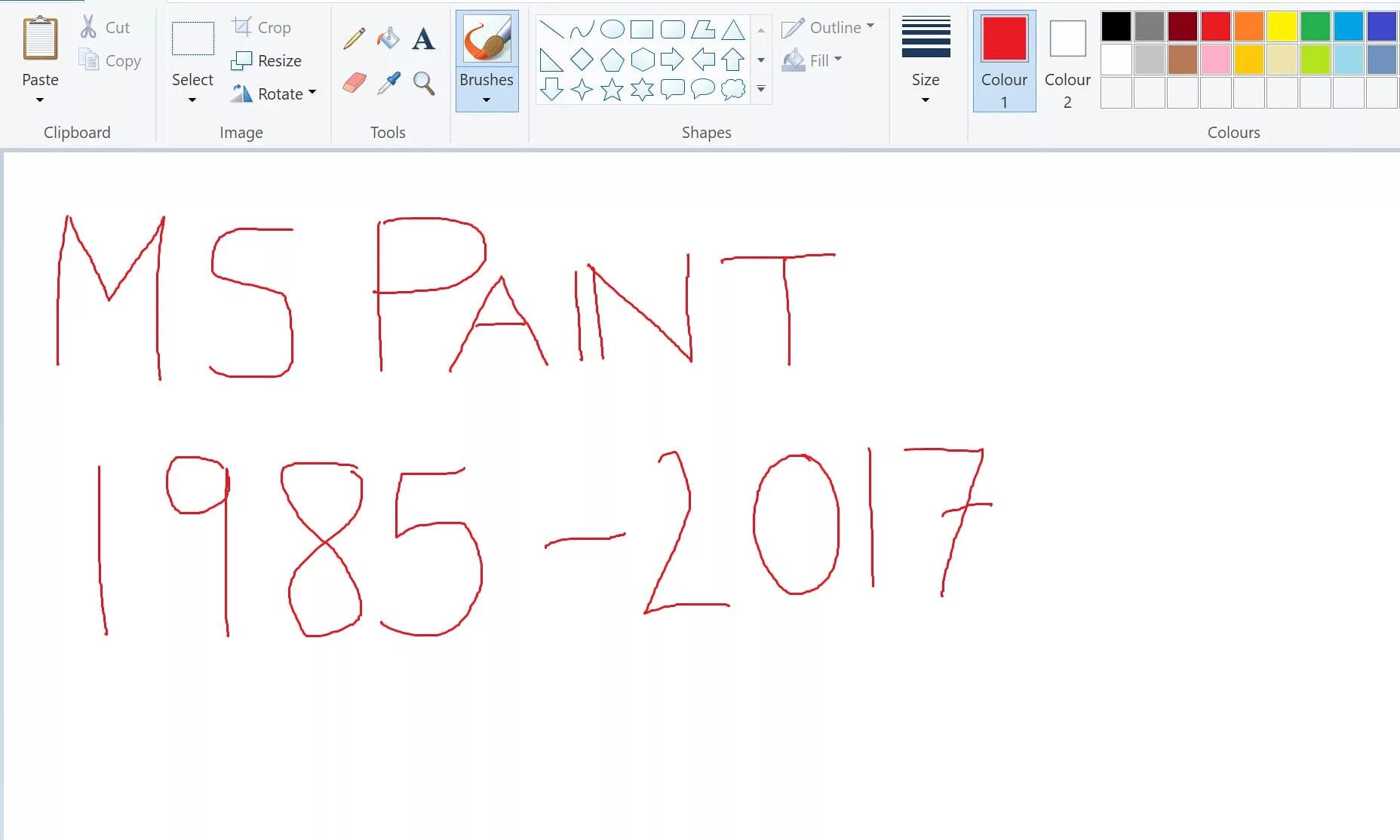 Paint убрали. Microsoft Paint 1985. Microsoft Paint 2017. Paint 1985 года. Макрософт пэйнт перестала.