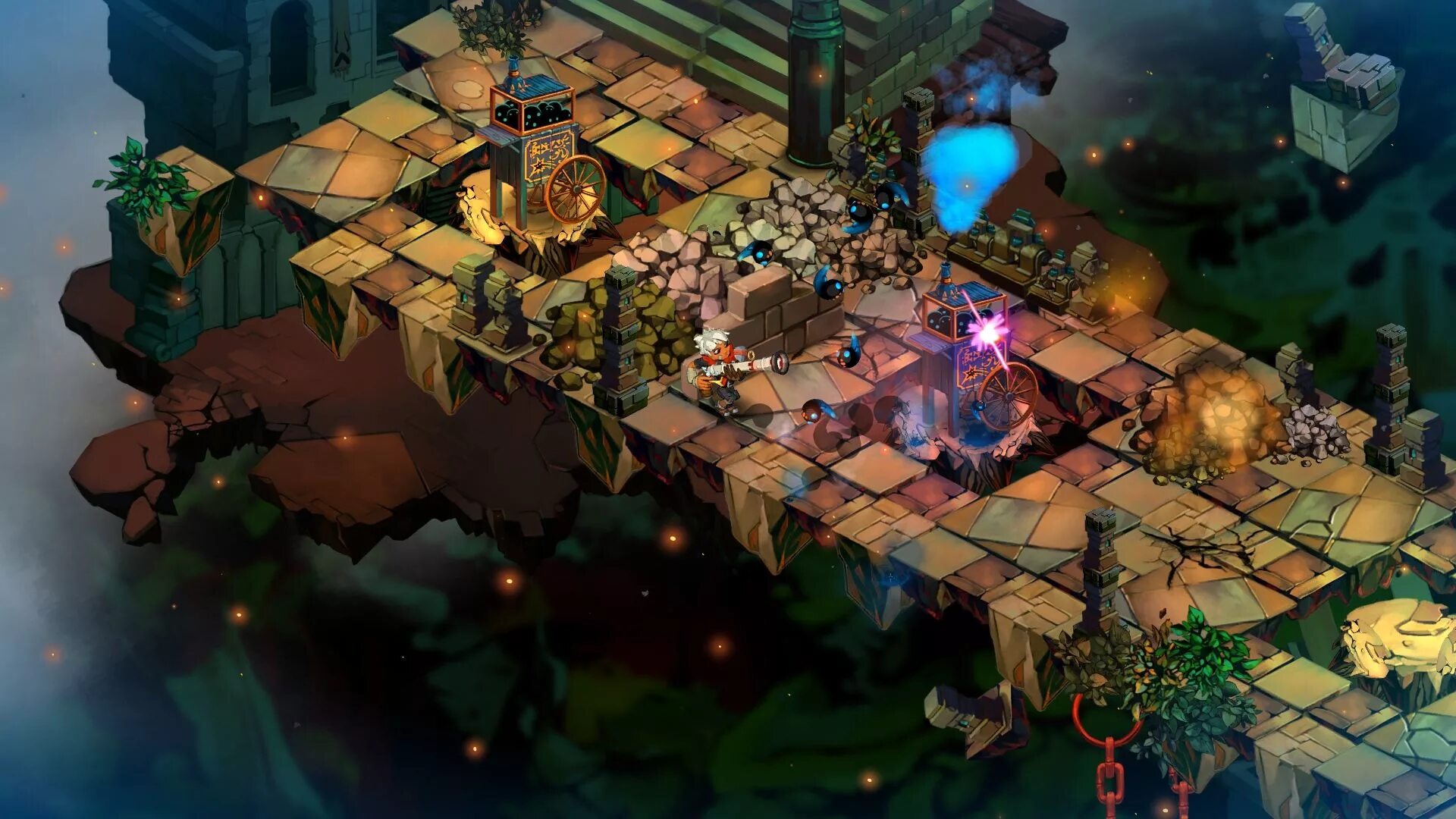 Bastion PS Vita. Бастион изометрия. Bastion screenshots. Инди РПГ 2д.