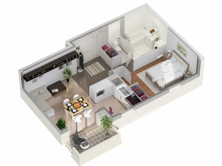 50 Two "2" Bedroom Apartment/House Plans Bedroom house plans, 2 bedroom house pl