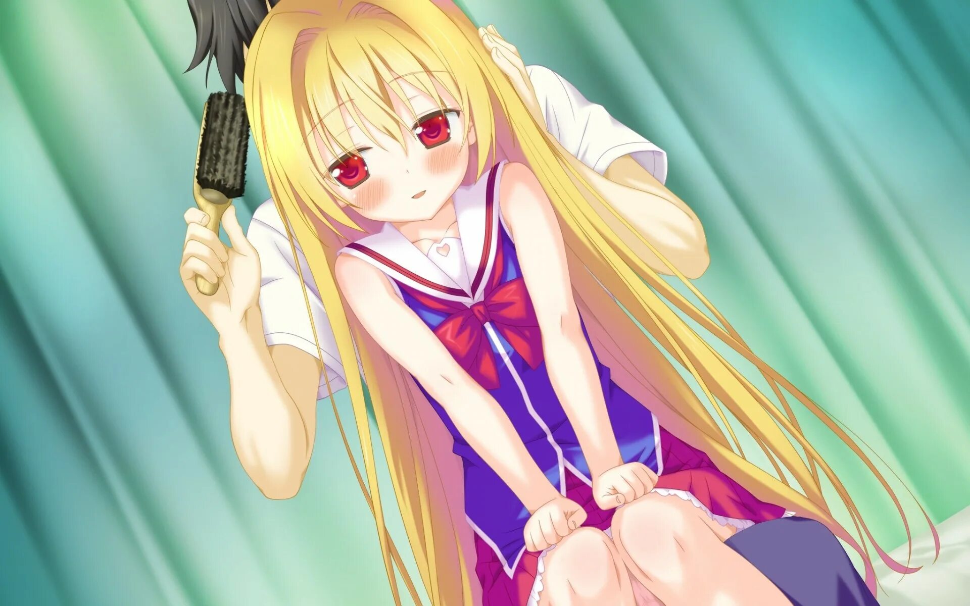 Аниме девушка с блондинистыми волосами. Девочка с желтыми волосами арт. Девочка желтыми волосами игры. Аниме девушка с жёлтыми волосами и голубыми глазами. Девочка желтыми волосами игры.