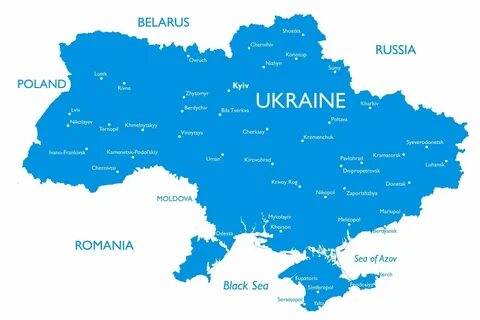 Карта украины медведево