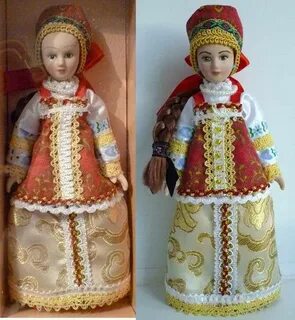 Русский народный костюм для куклы своими руками