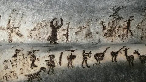 Наскальные рисунки первобытных людей 5