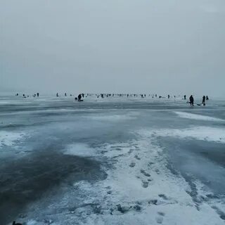 Горка на финском заливе 400 метров ледяная