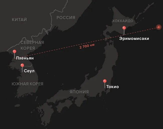 Пхеньян сеул расстояние. Сеул это южная или северная корея. сеул и пхеньян. полет ракеты кндр на карте. карта полета ракеты северной кореи .
