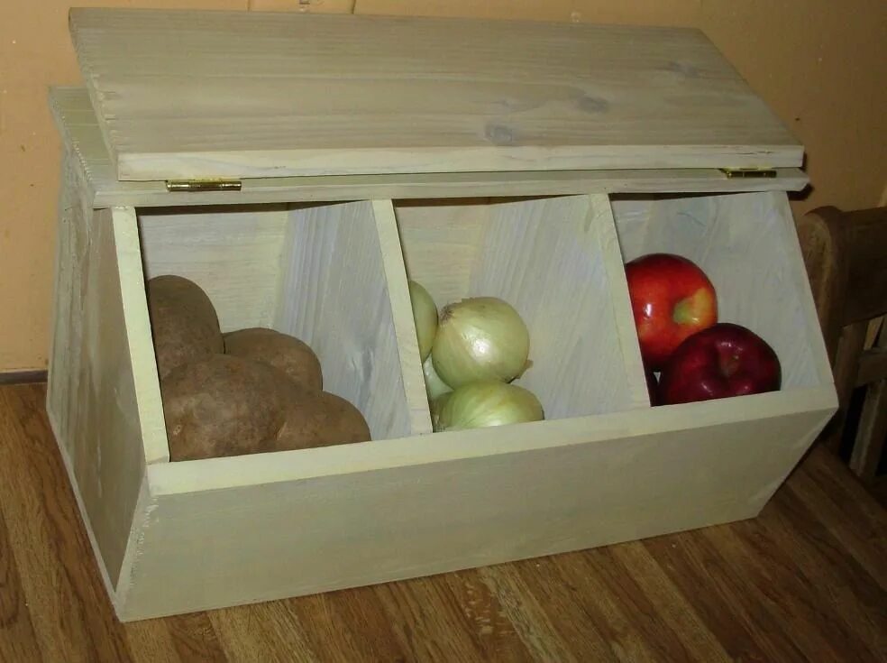 Хранение овощей своими руками. Ящик для картошки. Ящик для хранения овощей. Ящик под овощи на кухню. Ящик для хранения картошки.