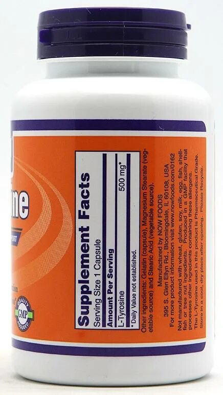 Л-тирозин 500 мг. Now l-Tyrosine 500 MG - 120 капсул. Тирозин 500 Now. L-Tyrosine 500 MG 120 caps. Селен тирозин