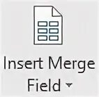 Merge fields. Merge fields
