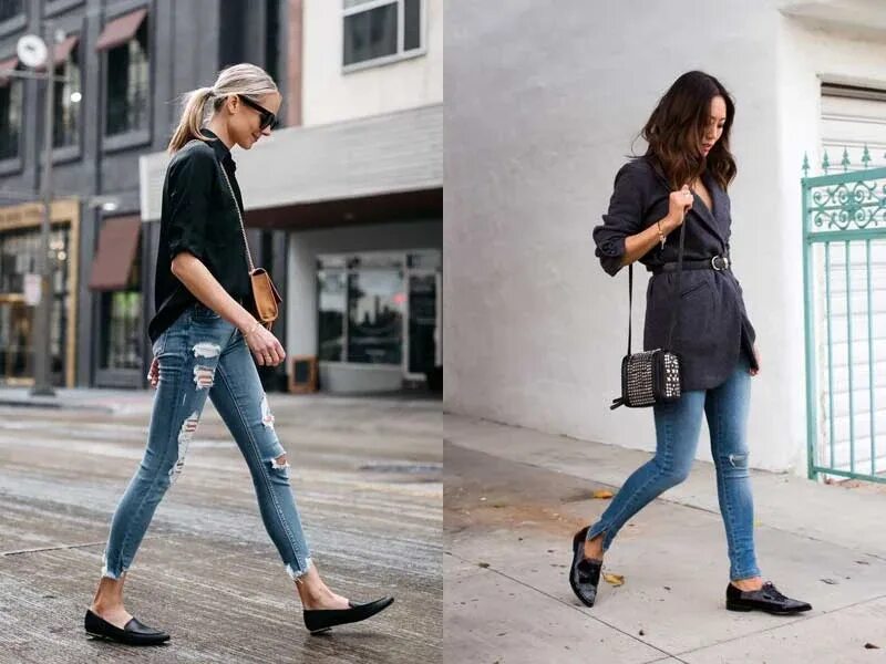 Какую обувь носить в апреле. Какую обувь носить в офтс летом. Светлые джинсы с темной обувью. Обувь под короткие джинсы. Какую обувь носить в апреле.