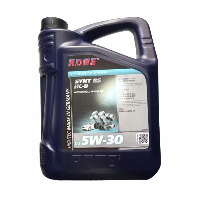 Rowe 5w30 a5/b5. Моторное масло Rowe Hightec Synt RS,5w30,5. Synt RS d1 5w-30 Rowe. Rowe Hightec 5w-30.