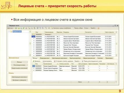 Программа счета работы