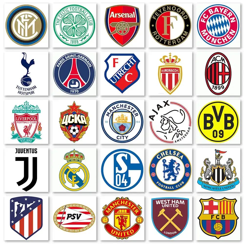 Какие футбол клуб. Значки всех футбольных команд. Футбольный клуб. Герб футбольной команды. Эмблемы известных футбольных клубов.
