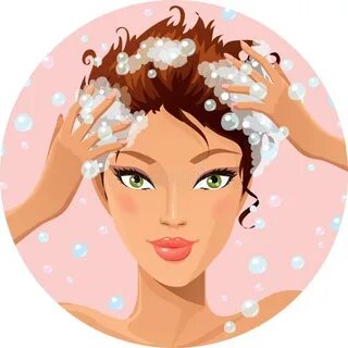 I wash my hair it snow