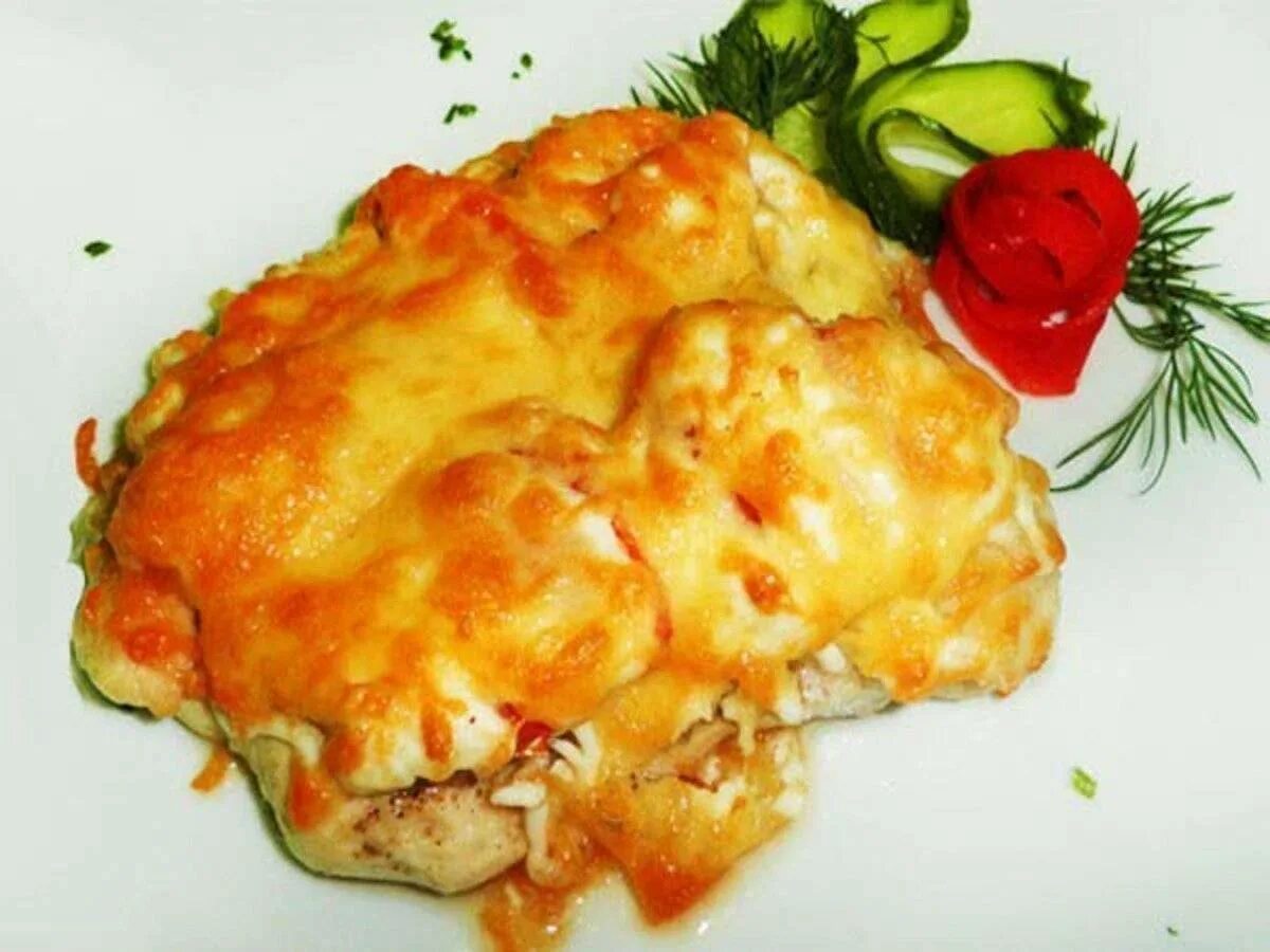 Курица запеченная с морковью