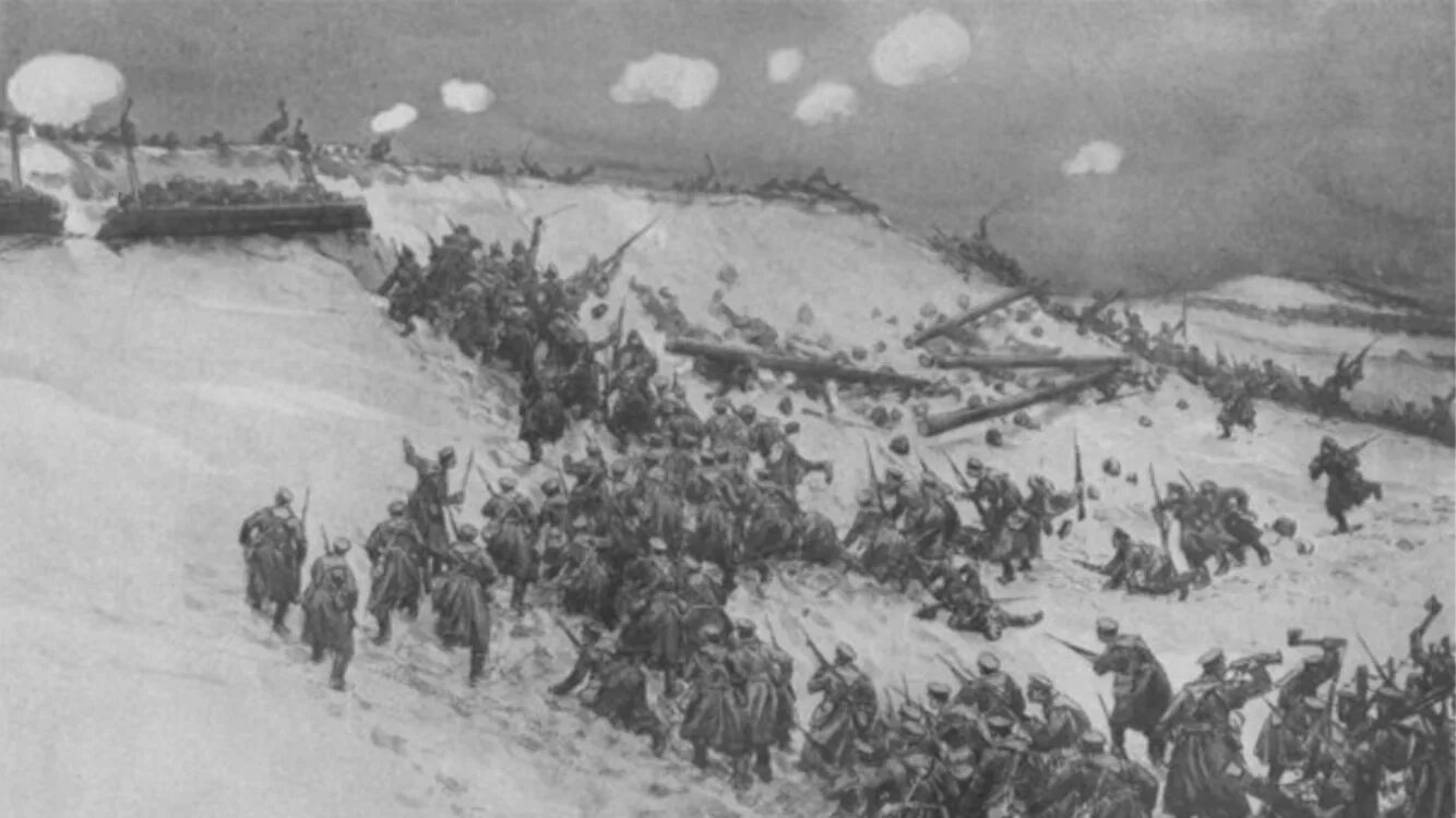 В ходе сарыкамышской операции
