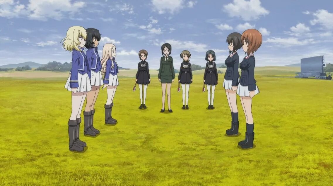 Танк панзер 4 girls und panzer. Аниме танкистки т 34. Аниме танкистки girls und panzer. Девушки и танки финал часть 3. Аниме танкистки финал.