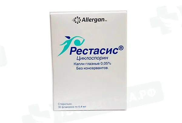 Рестасис глазные капли производитель. Рестасис капли гл. 0,05% 0,4мл №30. Рестасис (капли 0.05%-0.4мл n30 гл ) Аллерган Сейлс ЛЛС-США. Рестазин капли глазные. Рестасис капли цены