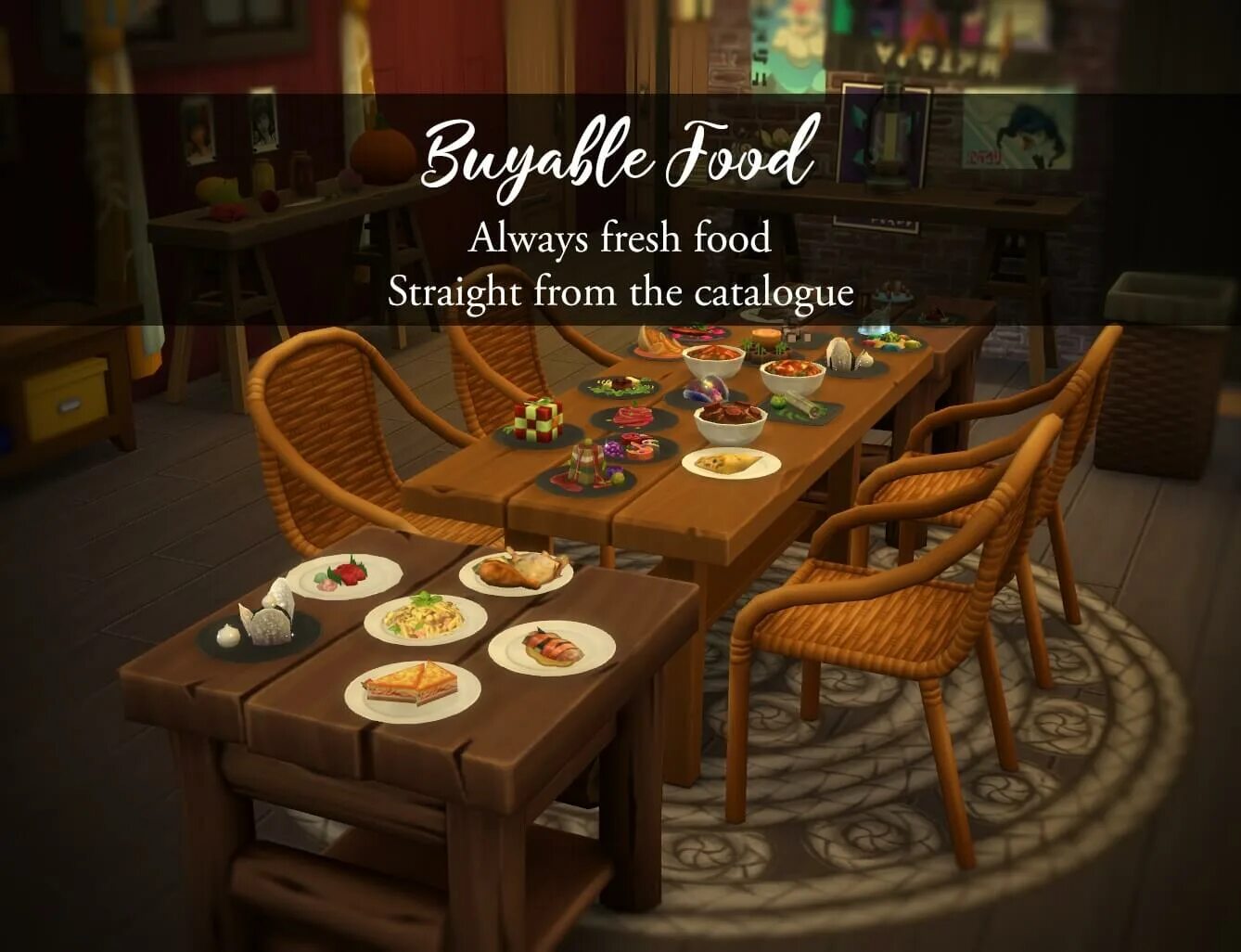 Симс 4 еда напитки. Sims food. симс 4 декоративная еда. симс 2 декор еды. симс мод на декор еды.