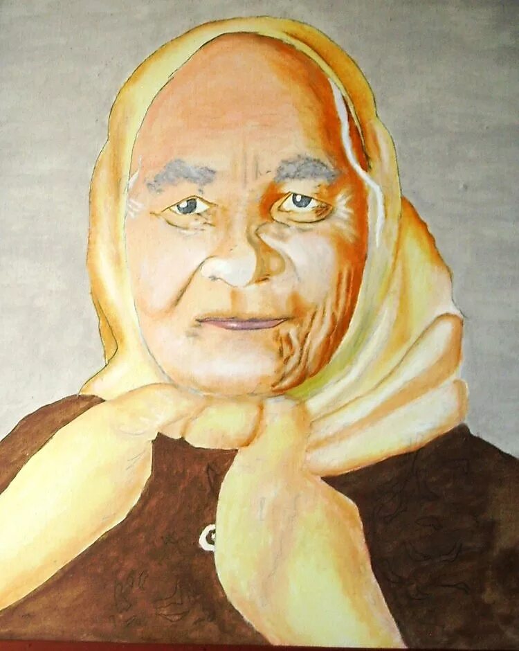 Рисунок пожилого человека 4 класс. Портрет бабушки. Бабушка рисунок. Портреты пожилых людей. Портрет бабушки детский.